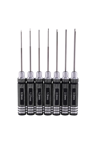 Cc Globall 0.9/1.27/1.3/1.5/2.0/2.5/3.0mm Beyaz Çelik Altıgen Tornavida Aracı Kiti Rc Helikopter Araba Drone Uçak Modeli Tamir Araçları