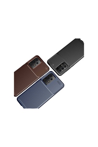 Samsung Uyumlu Galaxy A72 Kılıf Zore Negro Silikon Kapak Lacivert