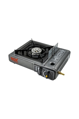 Rox Camping 0103 Rüzgarlıklı, Ekstra Gaz Girişli, Tekli Portatif Kamp Ocak Çok Renkli