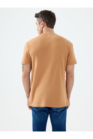 Regular Fit Erkek Tshirt K.kol Caramel