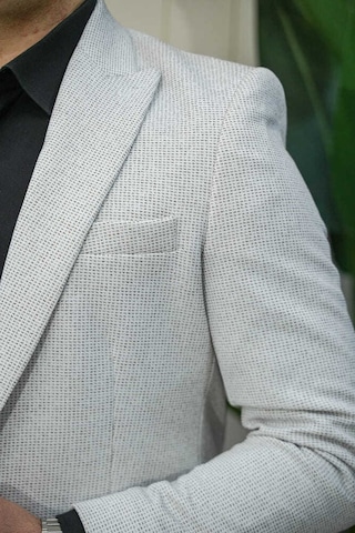 Bys Beystil Sivri Yaka Açık Kahve Kırçıllı Ceket Garcia- Slim Fit A.Kahverengi