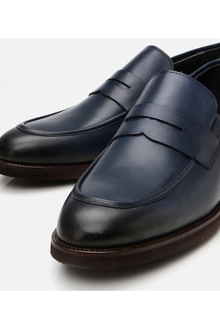 Hotiç Erkek Deri Lacivert Hafif Tabanlı Loafer 02ayh308730a680 Lacivert