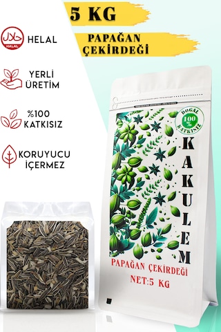 Kakulem Sertifikalı Sultan Cennet Papağan Çekirdeği Yemi 5 Kg