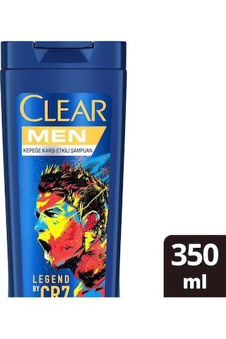 Clear Men Kepeğe Karşı Etkili Şampuan Legend By CR7 Cristiano Ronaldo 350 ML