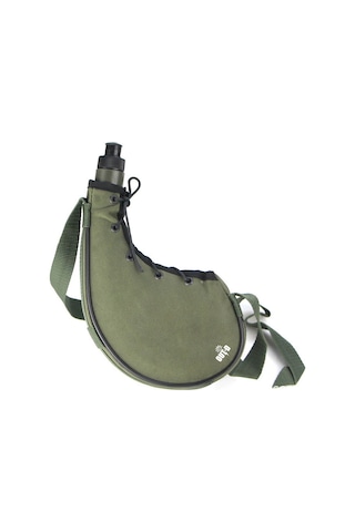 Neevoyu Dayanıklı 800ml Outdoor Su Matarası - Omuz Askılı, Yürüyüş Ve Kamp İçin Yeşil