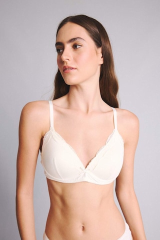Defacto Micro Kaplı Dolgusuz Balensiz Bralet F6615ax26sper98 Ekru-er98