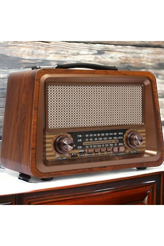 Nostalji Radyo Bluetooth Usb Destekli Büyük Boy Ve Güçlü Ses Rt-810