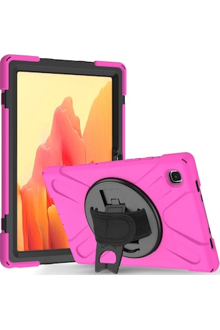 Mey İthalat Samsung Uyumlu Galaxy T220 Tab A7 Lite 8.7 Kılıf Amazing Tablet Kapak - Pembe Arka Kapak