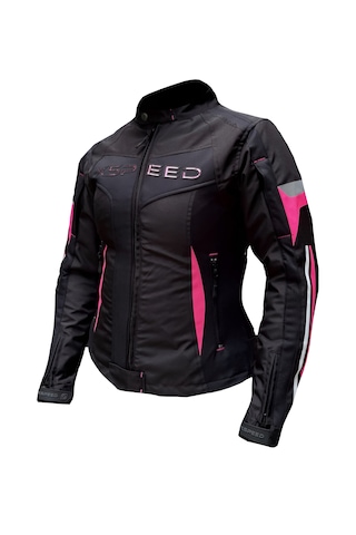 Xspeed Hera 4 Mevsimlik Korumalı Kadın Motosiklet Montu Pembe