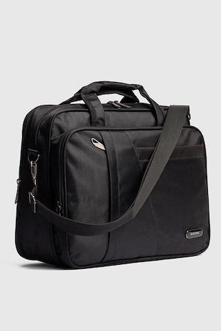 15.6" İnç Evrak Bilgisayar Notebook Laptop Çantası Se02 Siyah Siyah