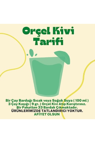 Orçel MuzluSüt 200 G + Kivi Aromalı İçecek Tozu 300 G + Oralet Çay