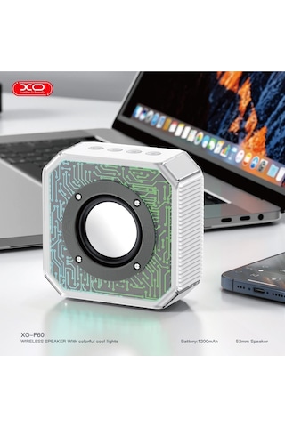 Rgb Led Işıklı Bluetooth 5.3 Kablosuz Hoparlör Fm Radyo Ve Sd Kart Destekli Speaker