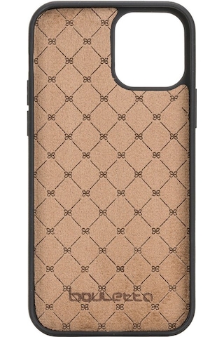 Bouletta Apple Uyumlu iPhone 12 Pro Deri Arka Kapak Brn4Ef Mavi (541846438)