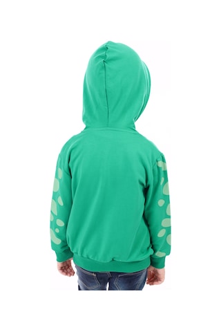 Toontoy Erkek Çocuk Baskılı Hırka Koyu Yeşil