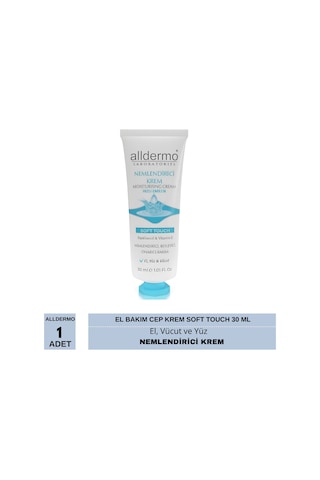 Alldermo El Bakım Nemlendirici Cep Krem Soft Touch 30 Ml 1 Adet