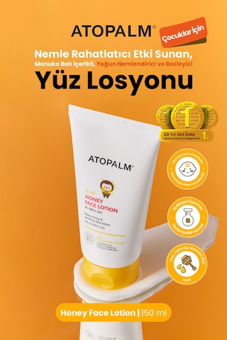 Çocuklar İçin Yoğun Nemlendirici Ve Besleyici Yüz Losyonu Atopalm Honey Face Lotion Kids