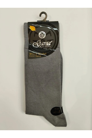 Kocabey 915 Erkek Mikro Modal Core Spun Pamuk Çorap Gri