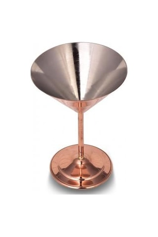 Turna Bakır Martini Kadeh Düz 250 ML Kırmızı Turna0459-1