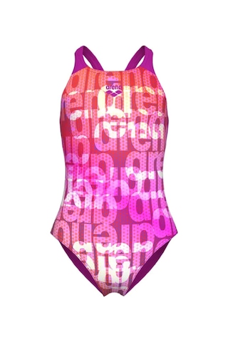 Arena G Multi Colours Swimsuit V Back Kız Çocuk Yüzücü Mayosu 009007908 Pembe