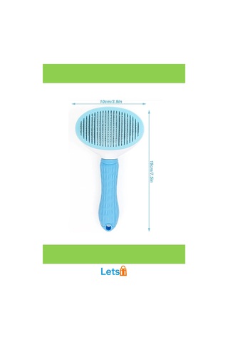 Otomatik Temizlenen Kedi Köpek Tüy Tarama Fırçası Mavi