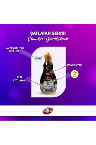 Vatan Elti Çatlatan Konsantre Çamaşır Yumuşatıcı 1440ml Tekli