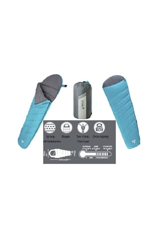 Bestway Pavillo Hiberhide 6-10c Uyku Tulumu 68102 Mavi 220x75x50 Mavi