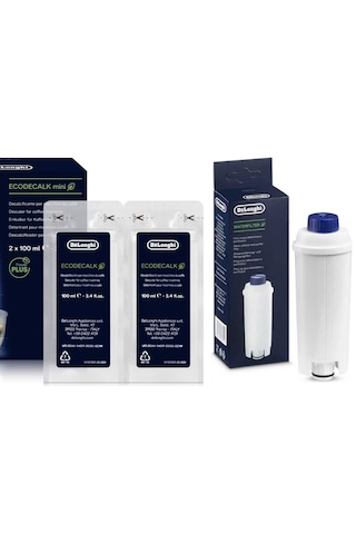 Delonghi Bakım Kiti Su Filtresi + 2x100ml Kireç Çözücü Solüsyon