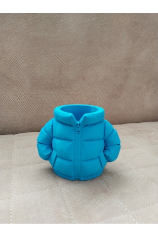 3d Baskı Mont Kalemlik Açık Mavi