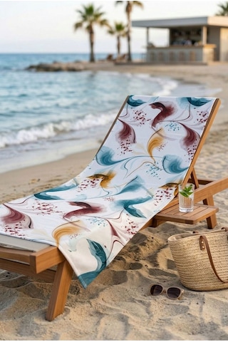 Ocean Splash Soft Plaj Havlusu 70 X 150 Cm Çok Renkli