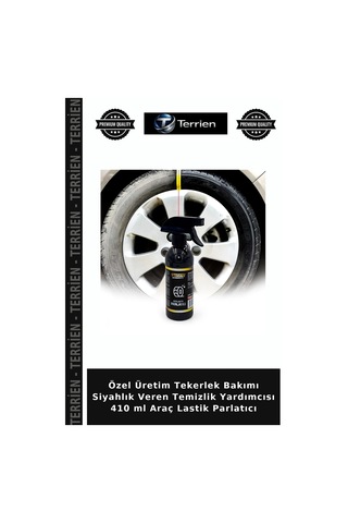 Özel Üretim Tekerlek Bakımı Siyahlık Veren Temizlik Yardımcısı 410 Ml Araç Lastik Parlatıcı
