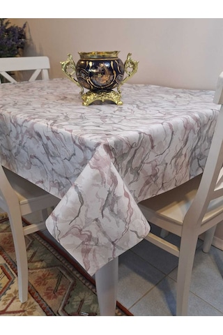 Elyaflı Pvc Masa Örtüsü Modern, Dayanıklı, Silinebilir Ve Şık Görünüm Fnt1280 Pembe