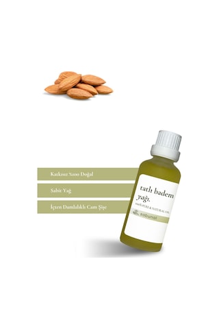 Sabunal Tatlı Badem Yağı 50 ML - Cilt ve Saç Uyumlu Nemlendirici Yağ