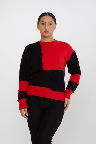 Kazee Triko Bluz Kırmızı - 799322432 Kırmızı