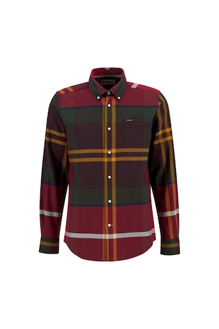 Barbour Dunoon Tailored Tartan Gömlek Tn69 Winterberry Tartan Çok Renkli