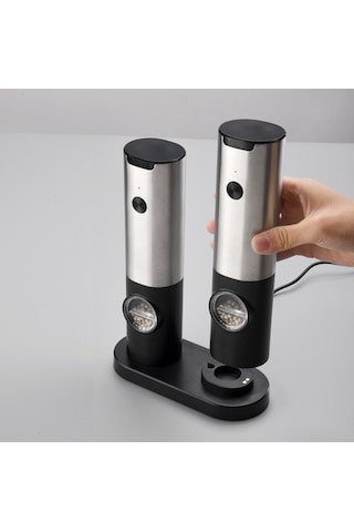 Didadodo Model B2 Basmalı Düğme Kuru Pil Karabiber Öğütücü, Elektrikli