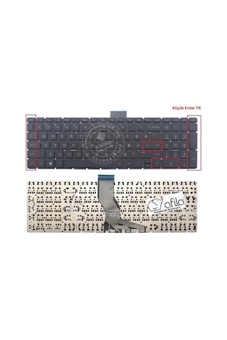 HP Uyumlu 250 G7 6Mp65Es 250 G7 6Bp40Ea Klavyesi (Siyah Tr) - 548391681