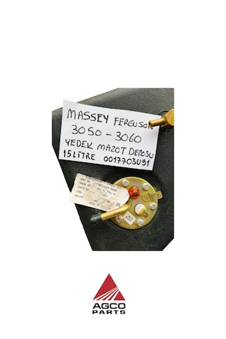 Massey Ferguson 3050-3060 Mazot İlave Deposu Plastik 15 Litre 72cm Agco Parts