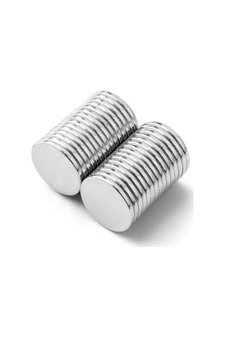 Dünya Magnet Yuvarlak Neodyum Mıknatıs 10 Mm X 1 Mm , Güçlü Magnet, 10 Adet
