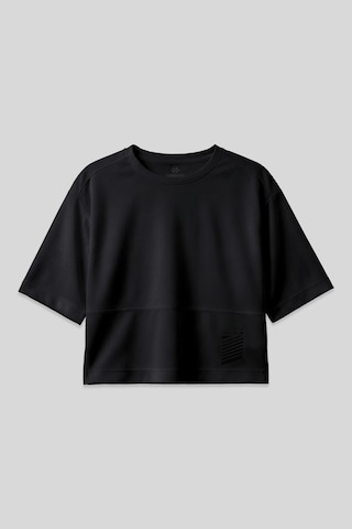 Tommy Life Siyah Polyester Nefes Alan Dokulu İnce Esnek Oversize Fit Performans Kadın T-shirt - 97284 Siyah