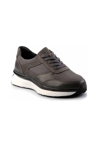 Bambi Gri Leather Erkek Sneaker E01556083001 Gri