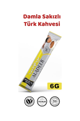Aladeeb Damla Sakız Aromalı Türk Kahvesi 24 x 6 G