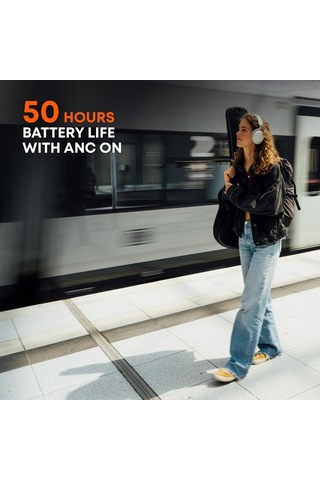 Aventho 300 Nordic Gray Dolby Atmos Özellikli Bluetooth Over-ear Kulaklık Anc, Bluetooth 5.4, Dolby Atmos, 50h Pil,