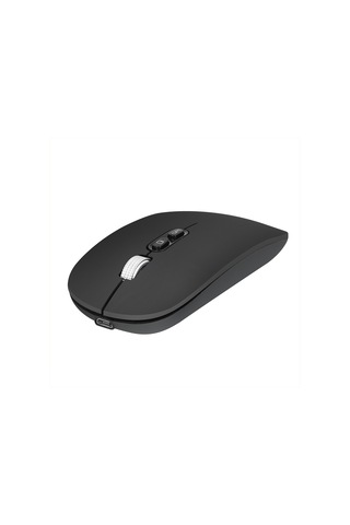 Springsun M103 Şarj Edilebilir Kablosuz Fare 2.4g Kablosuz Fare Ultra İnce Sessiz Fare 3 Ayarlanabilir Dpı Dahili 500mah Pil Siyah