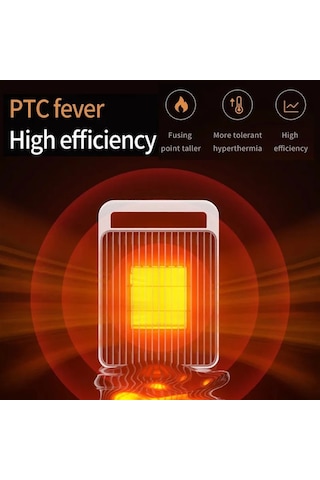 Jialan 900 W Taşınabilir Masaüstü Elektrikli Isıtıcı