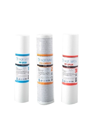 AQUA FLY Su Arıtma Cihazı Filtresi 3lü Set Arıtıcı Filtresi AÇIK KASA CİHAZ UYUMLU