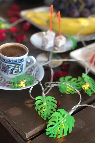 Palmiye Yaprak Led Işık Günışığı
