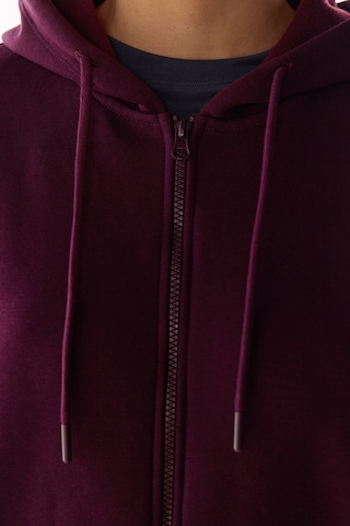 Penti Bordo Full Fermuarlı Şardonlu Active Uzun Kollu Sweatshirt