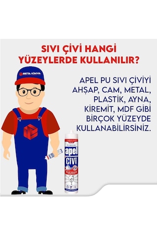 APEL HIZLI SIVI ÇİVİ MK300 390G AHŞAP, CAM, PLASTİK, AYNA YAPIŞTIRICI TUT319