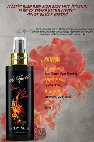 Eda Taşpınar Burn Baby Burn Body Mist Vücut Spreyi 200 ML