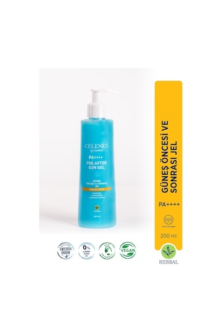 Celenes Herbal Güneş Öncesi Ve Sonrası Nemlendirici Ve Ferahlatıcı Jel